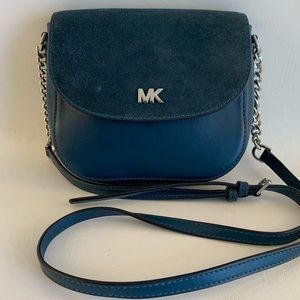 Michael Kors Teal Blue Crossbody Handbag